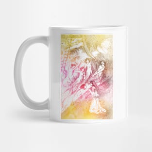 Siren Boat In Sunset Mug